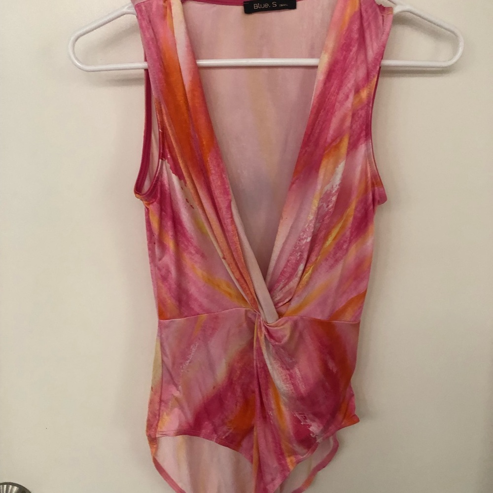 Deep v bodysuit